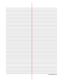 Gregg Ruled Paper Template A4