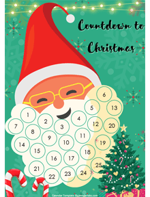Printable Countdown Calendar
