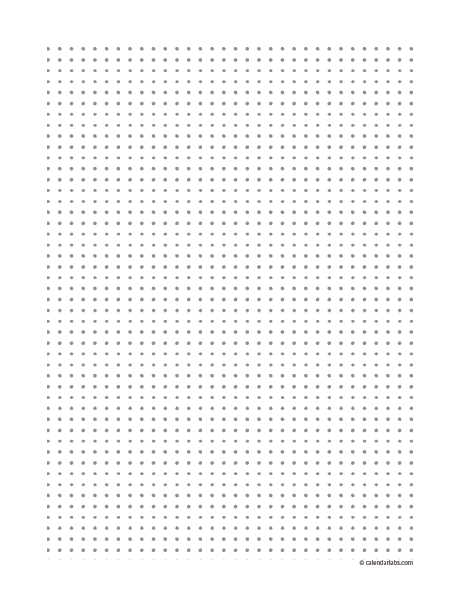 Printable Grid Dot Paper 4dpi