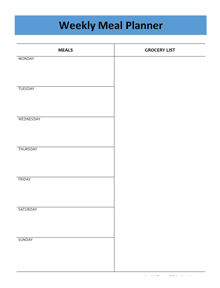 weekly meal planner template pdf weekly meal planner template pdf
