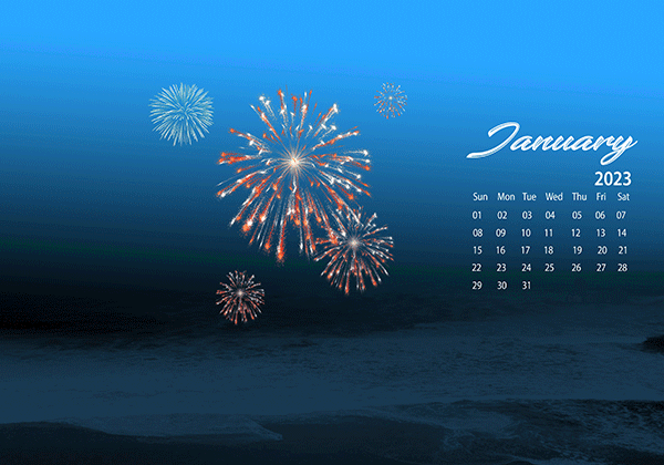 January 2023 Desktop Wallpaper Calendar Calendarlabs