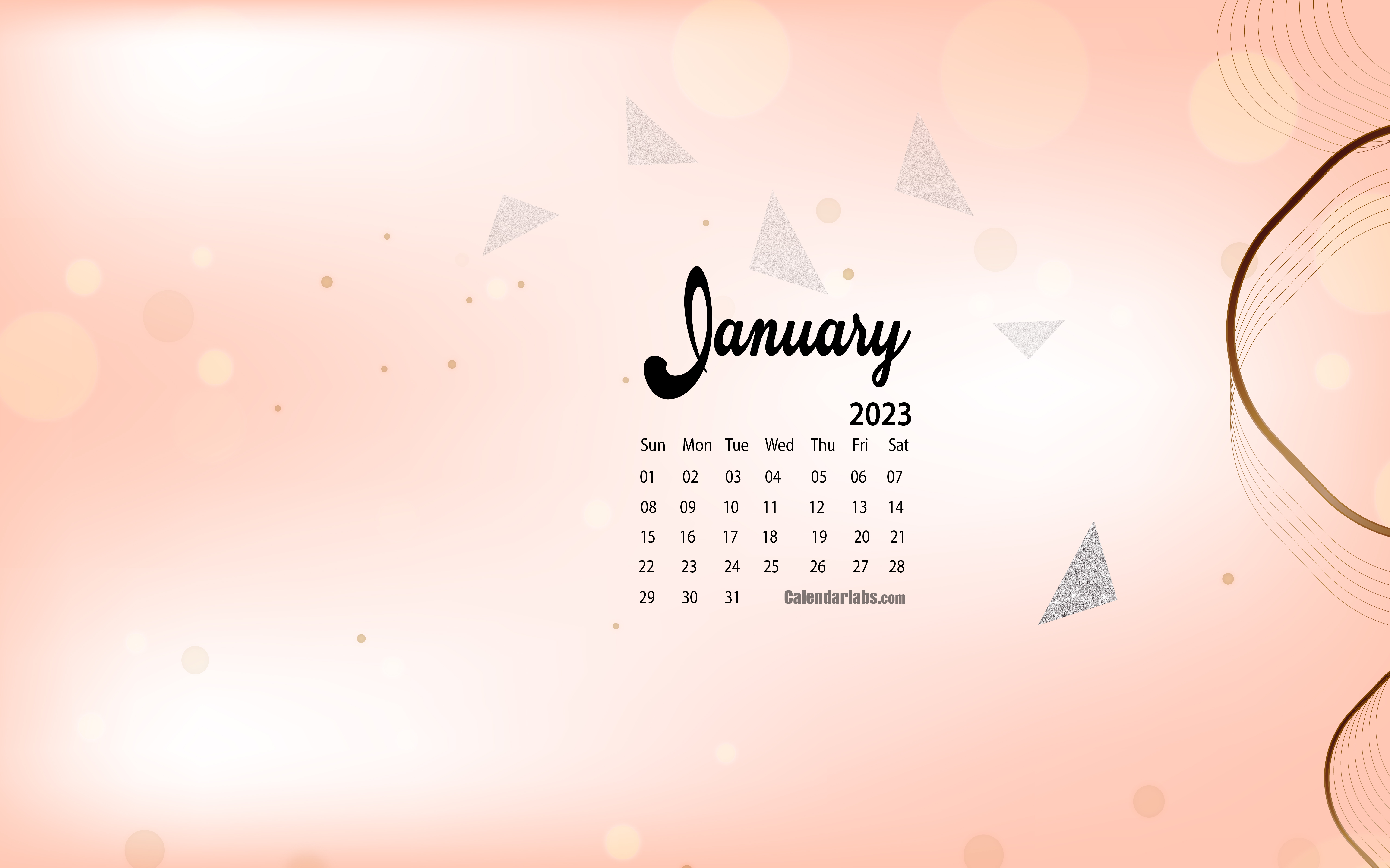 2023 Monthly Calendars Wallpapers  WallpaperAccess