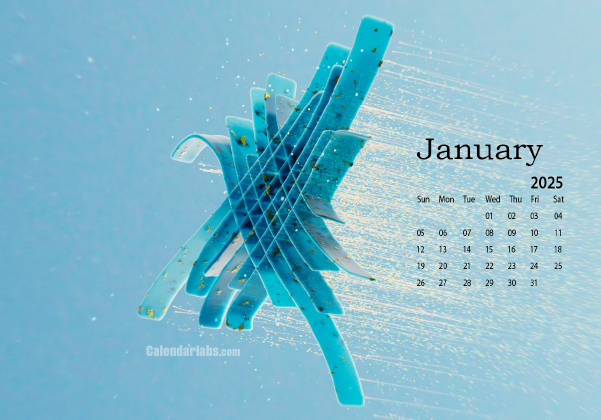 January 2025 Wallpaper Calendar Blue Theme.png