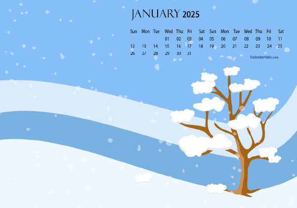 January 2025 Wallpaper Calendar Winter.png