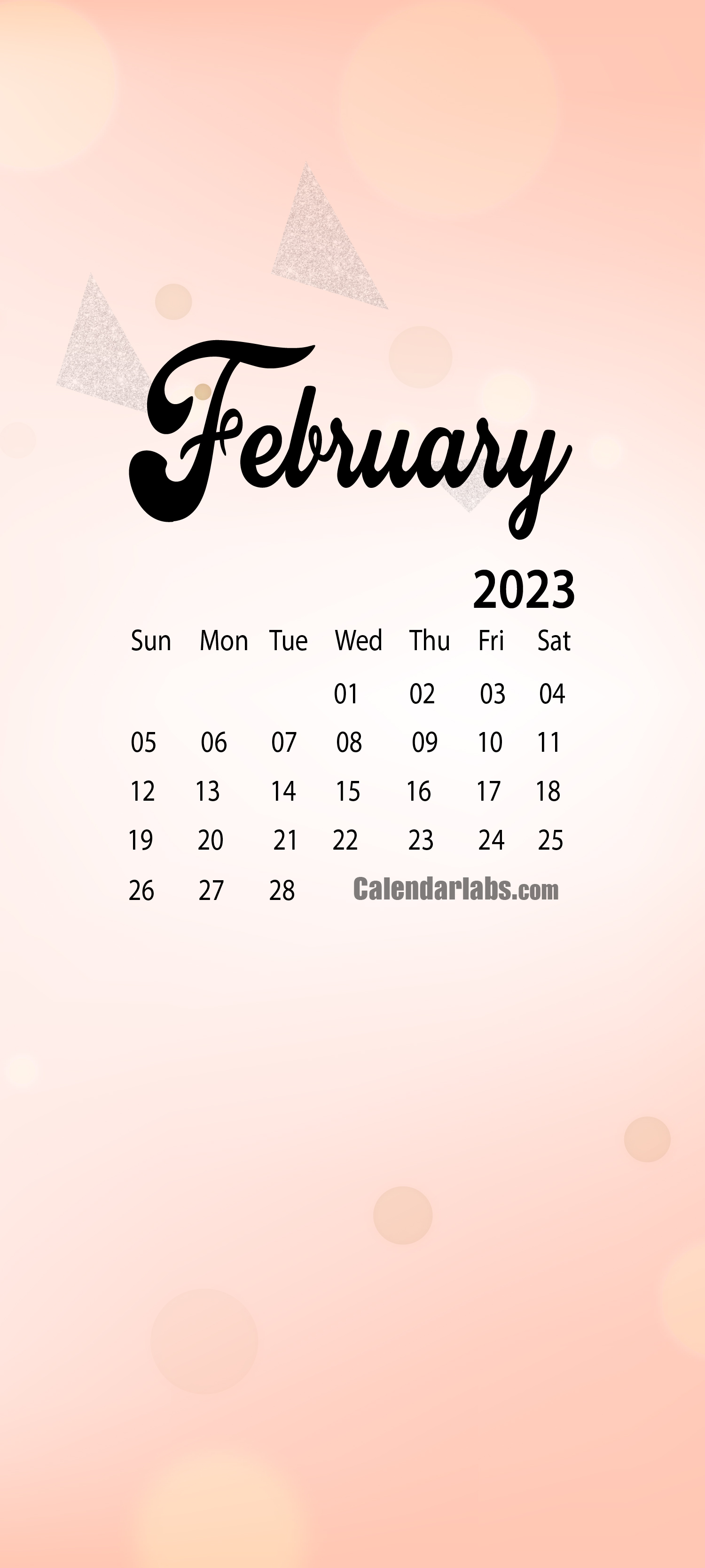 February 2023 Desktop Wallpaper Calendar Calendarlabs