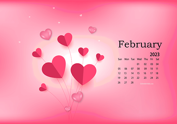 February 2023 Wallpaper Calendar Valentines Day.png