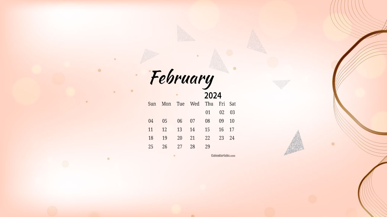 February 2024 Desktop Wallpaper Calendar CalendarLabs