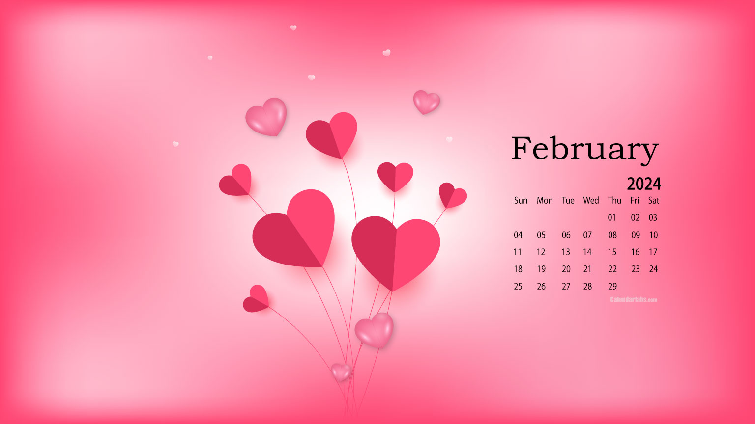 February 2024 Desktop Wallpaper Calendar CalendarLabs