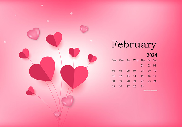 February 2024 Wallpaper Calendar Valentines Day.png