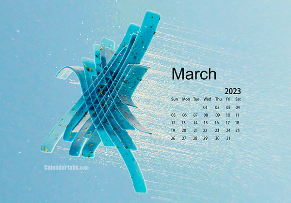 March 2023 Wallpaper Calendar Blue Theme.png