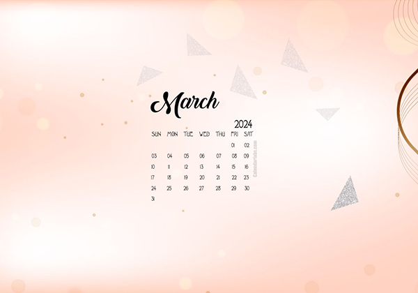 March 2024 Wallpaper Calendar Cute Glitter.png