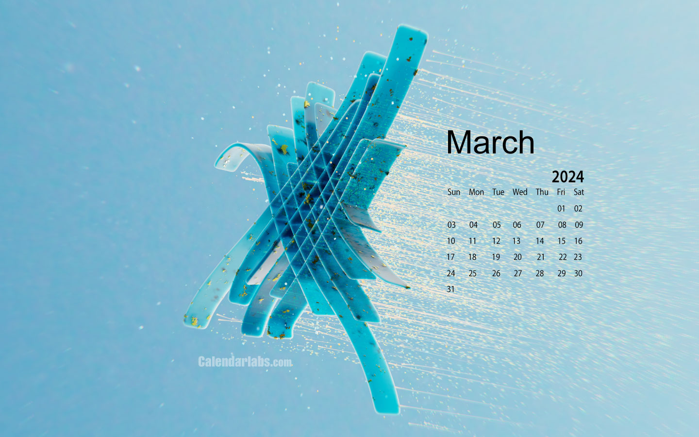 March 2024 Desktop Wallpaper Calendar CalendarLabs