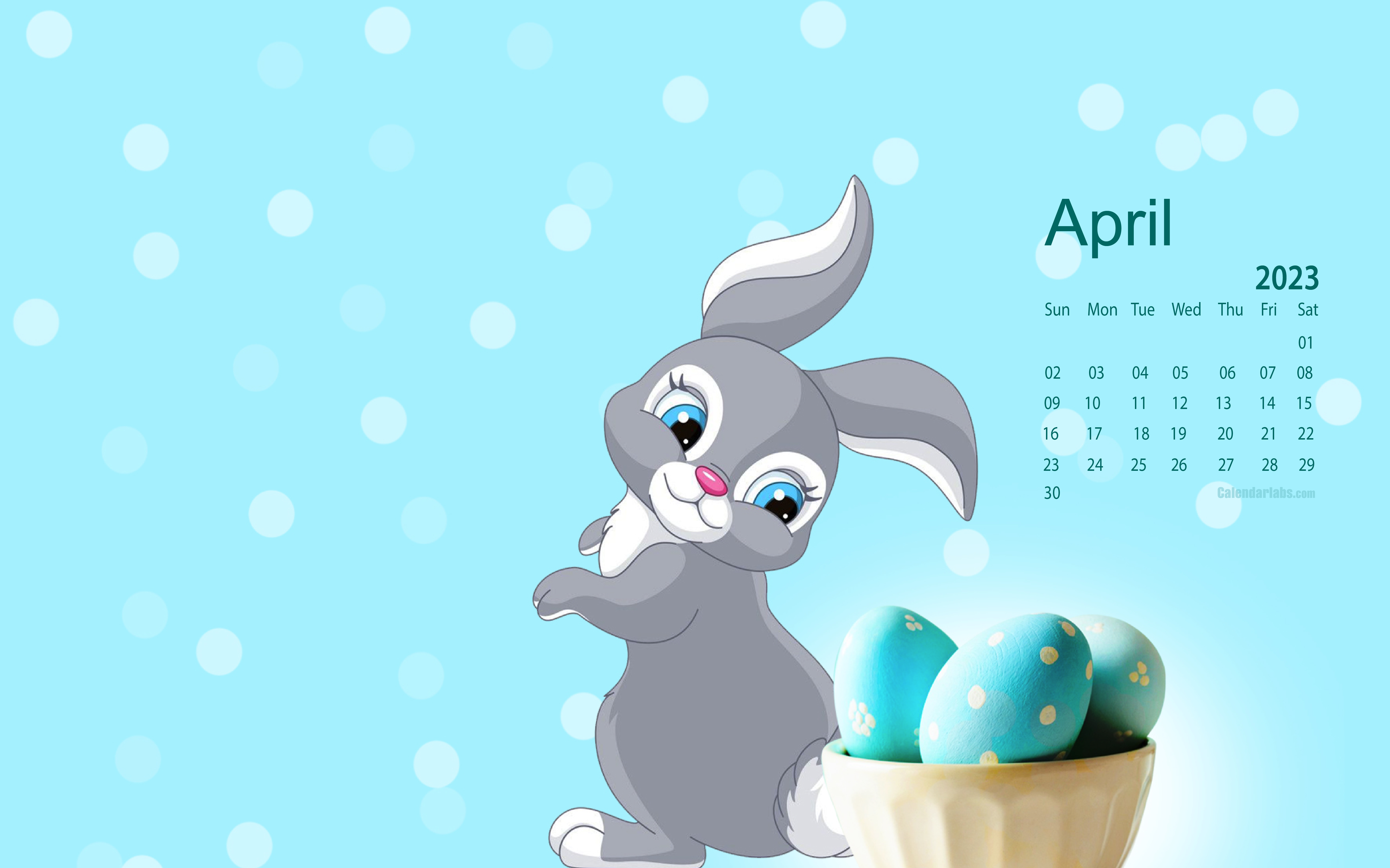 April 2023 Desktop Wallpaper Calendar - CalendarLabs