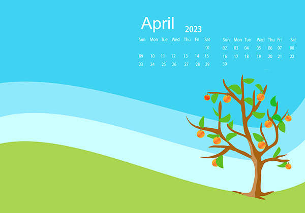 April 2023 Wallpaper Calendar Spring.png