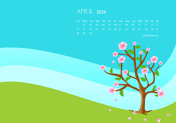 April 2024 Wallpaper Calendar Spring.png