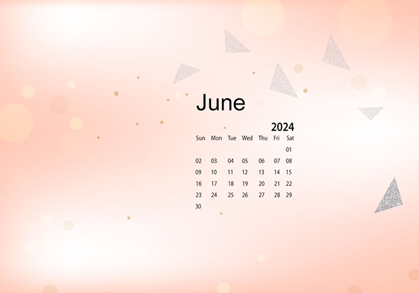 June 2024 Wallpaper Calendar Cute Glitter.png