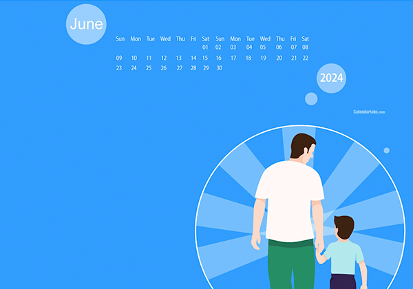 June 2024 Wallpaper Calendar Fathers Day.png