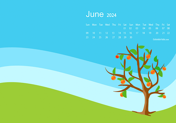 June 2024 Wallpaper Calendar Summer.png
