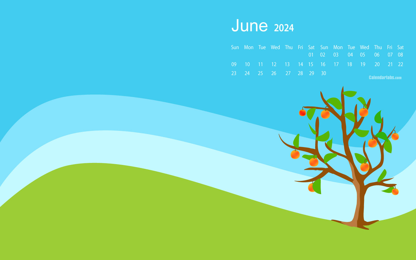 June 2024 Desktop Wallpaper Calendar CalendarLabs