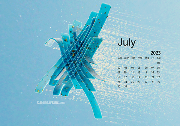 July 2023 Wallpaper Calendar Blue Theme.png