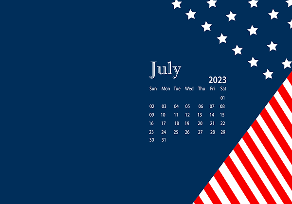 July 2023 Wallpaper Calendar Independence Day.png
