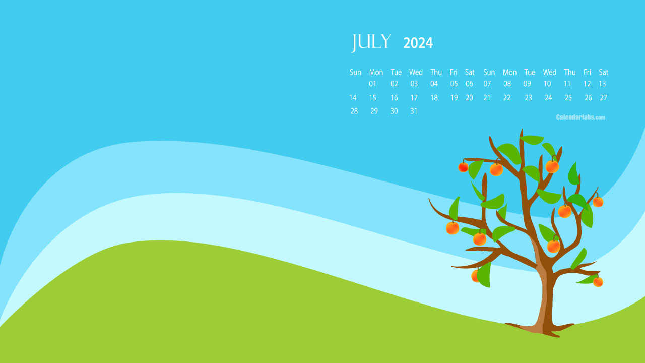 July 2024 Desktop Wallpaper Calendar CalendarLabs