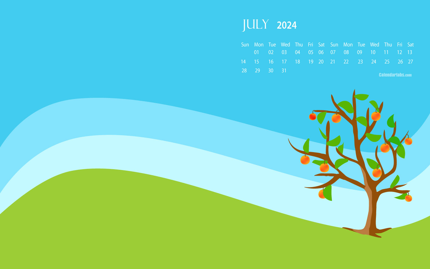 July 2024 Desktop Wallpaper Calendar CalendarLabs