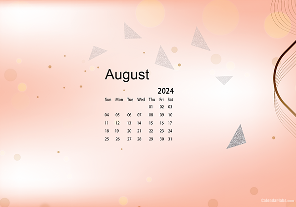 August 2024 Wallpaper Calendar Cute Glitter.png