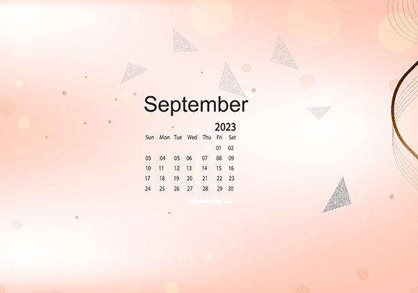 September 2023 Wallpaper Calendar Cute Glitter.png