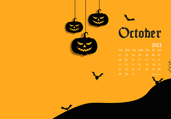 October 2023 Wallpaper Calendar Halloween.png