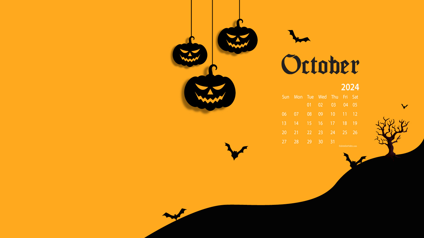 October 2024 Desktop Wallpaper Calendar CalendarLabs