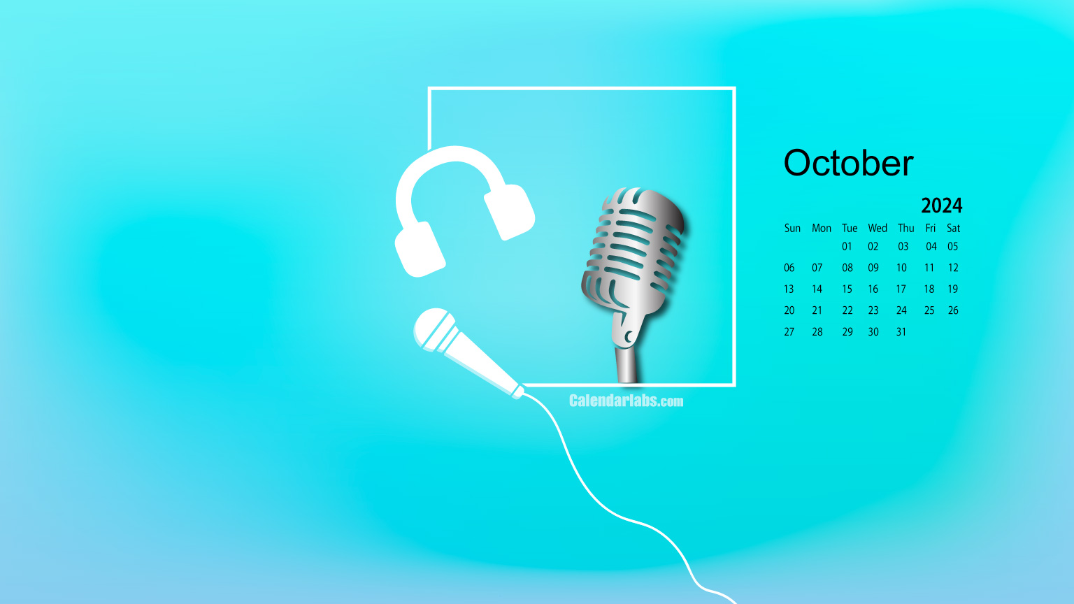 October 2024 Desktop Wallpaper Calendar CalendarLabs