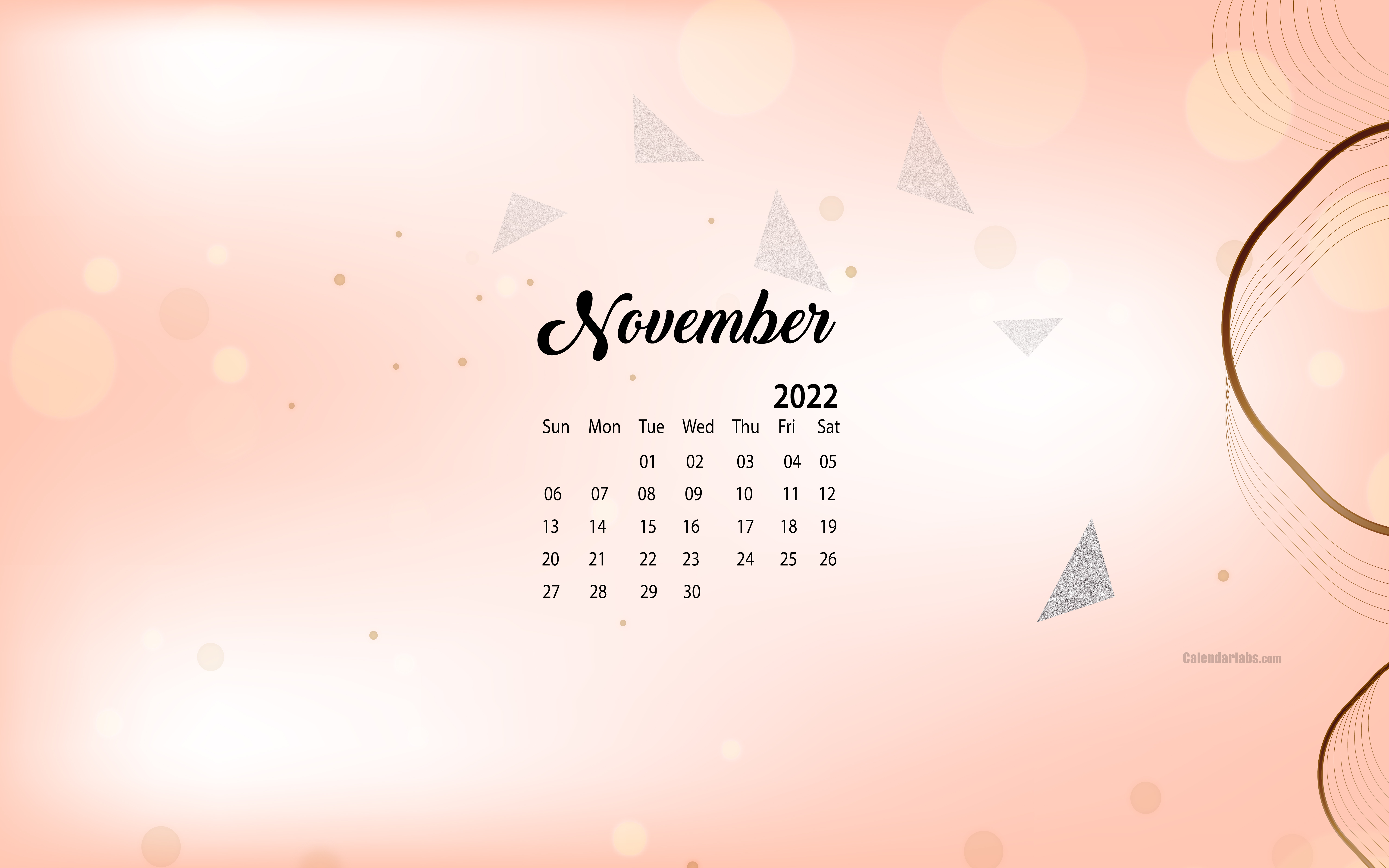 FREE NOVEMBER 2022 DESKTOP CALENDAR BACKGROUNDS