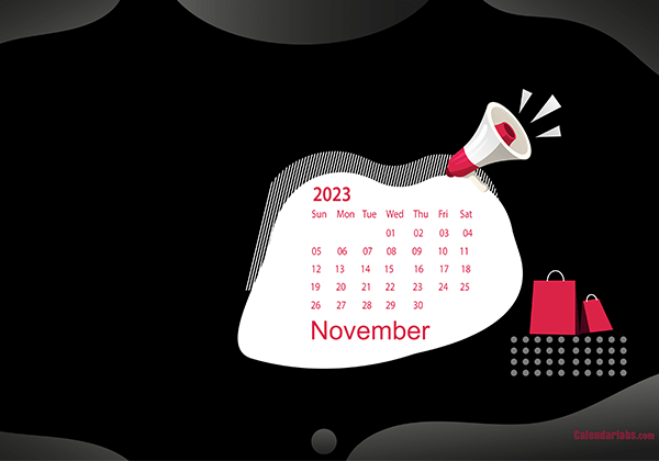 November 2023 Wallpaper Calendar Black Friday.png