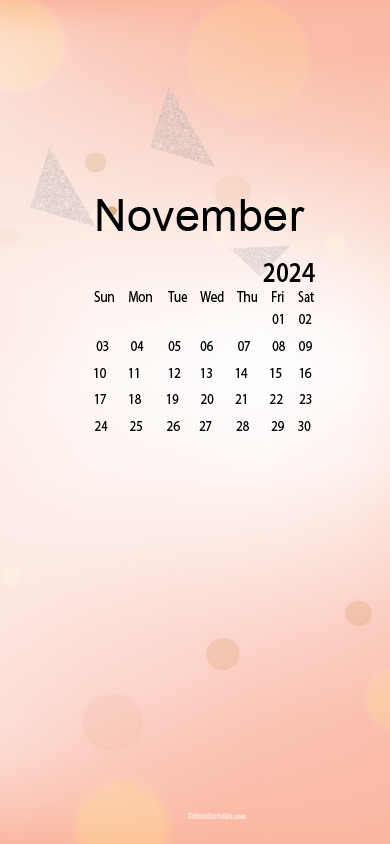 November 2024 Desktop Wallpaper Calendar - CalendarLabs