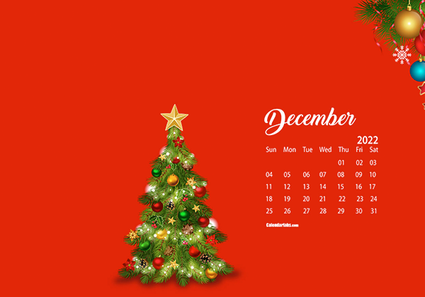 December 2022 Wallpaper Calendar Christmas Tree.png