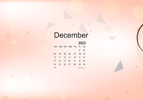 December 2023 Wallpaper Calendar Cute Glitter.png